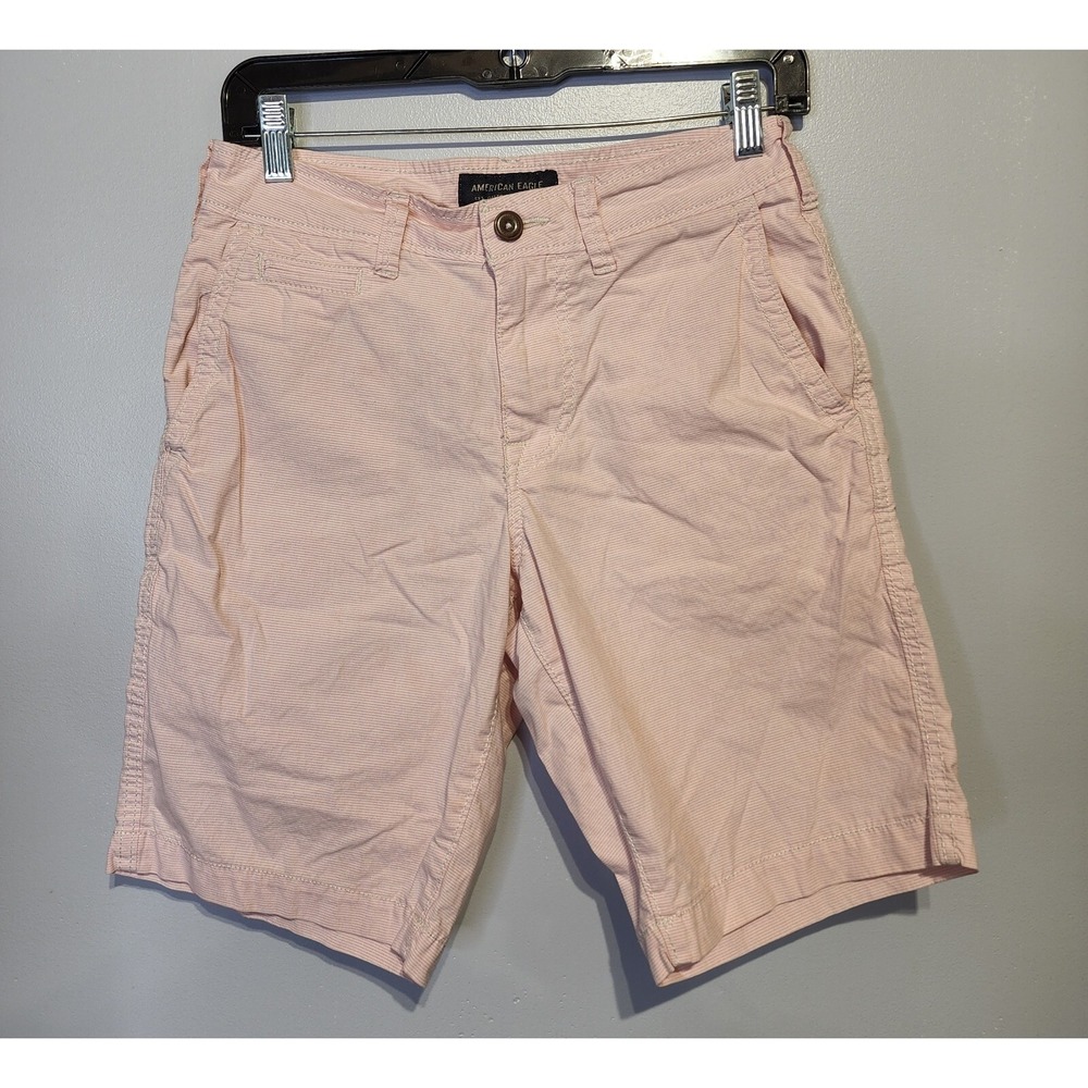 American Eagle Outfitters Mens Size 26 Extreme Flex Chinos Shorts Pink